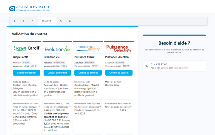 Avis Lucya Cardif : choix du contrat